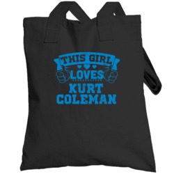 This Girl Loves Kurt Coleman Carolina Football Sports Athlete Totebag