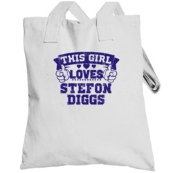 This Girl Loves Stefon Diggs Minnesota Football Sports Athlete Totebag