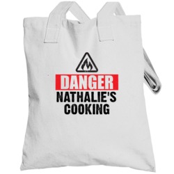 Danger Nathalie Is Cooking Funny Kitchen Baking Bbq Mother's Gift Tote