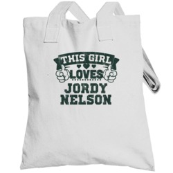 This Girl Loves Jordy Nelson Green Bay Football Sports Athlete Totebag