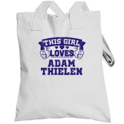 This Girl Loves Adam Thielen Minnesota Football Sports Athlete Totebag