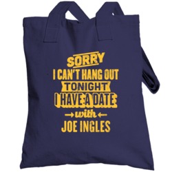 Can't Hangout Date With Joe Ingles Utah Basketball Totebag