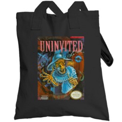 Nintendo Nes Uninvited Retro 80s Video Game Cover Totebag