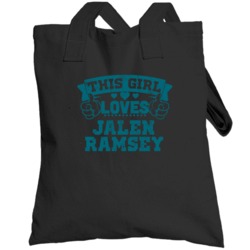 This Girl Loves Jalen Ramsey Jacksonville Football Sports Athlete Tote
