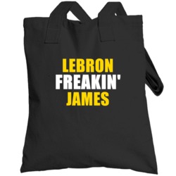 Lebron James Freakin Cleveland Sports Basketball Totebag