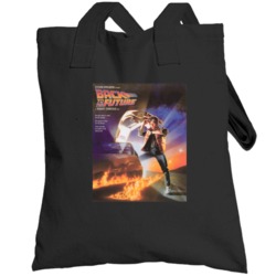 Back To The Future Classic 80s Movie Poster Totebag