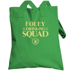 Foley Irish Drinking Squad Beer Custom Name St Patricks Day Totebag
