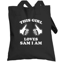This Girl Loves Sam I Am Green Eggs And Ham Cool Novel Character Fan T