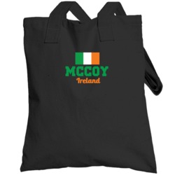 Mccoy Ireland Flag Custom Irish Last Name St Patricks Day Totebag