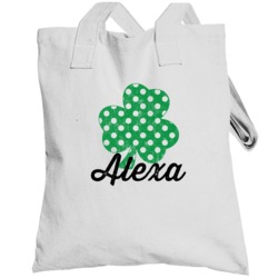 Alexa Lucky Charm Shamrock Cute Irish St Patricks Day Totebag