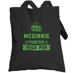Mcginnis Famous Irish Pub Last Name Beer Drinking Team St Patricks Day