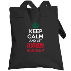 Keep Calm And Let Sevilla Handle It Mexican Name Mexico Totebag