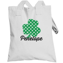 Penelope Lucky Charm Shamrock Cute Irish St Patricks Day Totebag