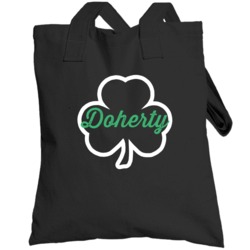 Doherty Ireland Lucky Clover Custom Irish Last Name St Patricks Day To
