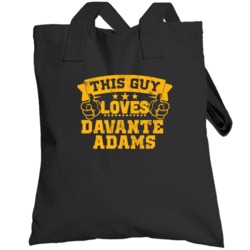 This Guy Loves Davante Adams Green Bay Football Sports Athlete Totebag