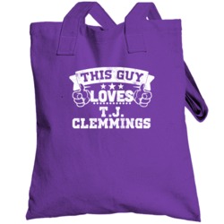 This Guy Loves Tj Clemmings Minnesota Football Sports Athlete Totebag