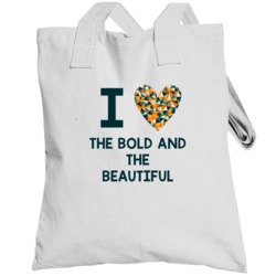 I Love The Bold And The Beautiful Favorite Tv Show Totebag