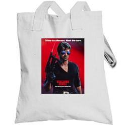 Sylvester Stallone Cobra Classic 80s Action Movie Poster Totebag