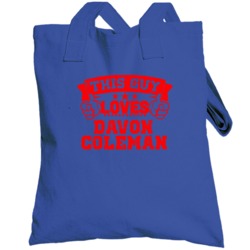 This Guy Loves Davon Coleman New York Football Sports Athlete Totebag