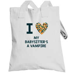 I Love My Babysitter's A Vampire Favorite Tv Show Totebag