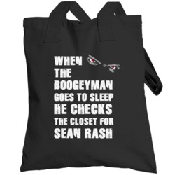Sean Rash Kansas Sports Boogeyman Funny Fear Totebag