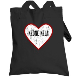 Keone Kela Texas Baseball Player Heart Distressed Style Fan Totebag