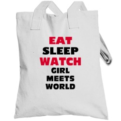 Eat Sleep Watch Girl Meets World Tv Show Totebag