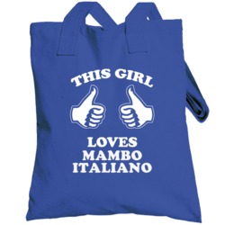 This Girl Loves Mambo Italiano Movie Fan Totebag