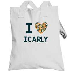 I Love Icarly Favorite Tv Show Totebag