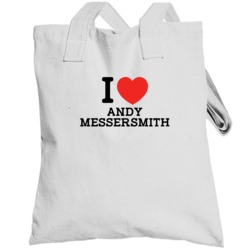 I Heart Andy Messersmith Los Angeles Baseball Player Classic Totebag