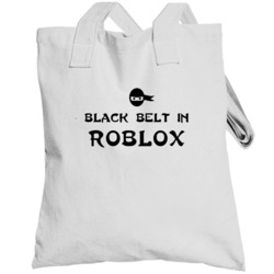 Black Belt In Roblox Funny Video Game Totebag