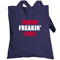 Tommy John Cleveland Baseball Sports Freakin Totebag