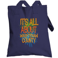 Washtenaw County Michigan Its All About Funny Totebag