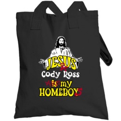 Cody Ross Sports Jesus Is My Homeboy Totebag