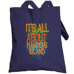 Harsens Island Michigan Its All About Funny Totebag