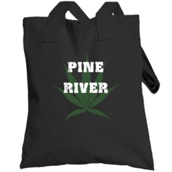 Pine River Michigan Weed Marijuana Totebag