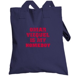 Omar Vizquel Cleveland Baseball Sports Is My Homeboy Totebag