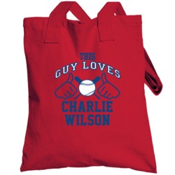 This Guy Loves Charlie Wilson Atlanta Baseball Player Classic Totebag