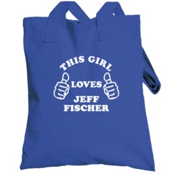 Jeff Fischer This Girl Loves Basketball Hockey Baseball Football Toteb