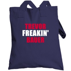 Trevor Bauer Cleveland Baseball Sports Freakin Totebag
