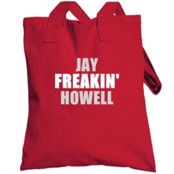 Jay Howell Cincinnati Baseball Sports Freakin Totebag