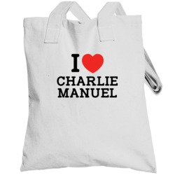 I Heart Charlie Manuel Minnesota Baseball Player Classic Totebag