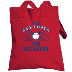 This Guy Loves Tim Mccarver Boston Baseball Player Classic Totebag