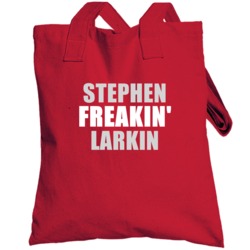 Stephen Larkin Cincinnati Baseball Sports Freakin Totebag