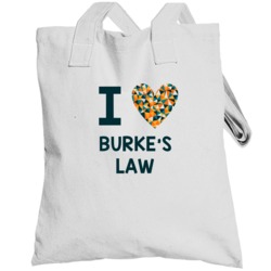 I Love Burke's Law Favorite Tv Show Totebag