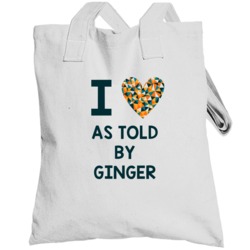 I Love As Told By Ginger Favorite Tv Show Totebag
