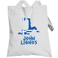 John Lignos Greek Greece Actor Sports Soccer Loves Totebag