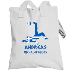 Andreas Michalopoulos Greek Greece Actor Sports Soccer Loves Totebag