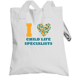I Heart Child Life Specialists Popular Occupation Totebag