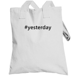 Hashtag Yesterday Popular Trending Essential Ig Caption Totebag